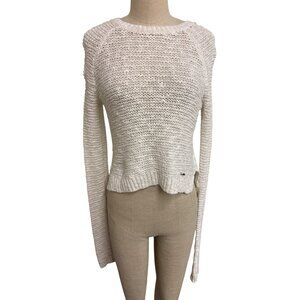 Abercrombie & Fitch Off-White Knit Sweater Womens S